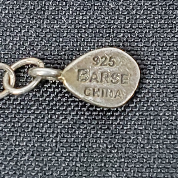 BARSE Mother Pearl Turquoise 925 Sterling Silver 3 Layer 18" Necklace & Bracelet - Picture 10 of 14